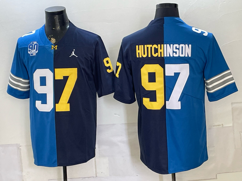 2026 Men Detroit Lions #97 Hutchinson Blue Nike Limited NFL Jersey 0722002->nfl t-shirts->Sports Accessory